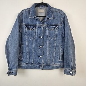 EVERLANE Women’s denim Jacket Size Medium Medium Wash